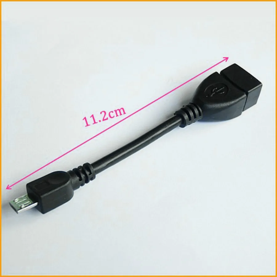 11,2 см Micro USB Мужской хост к USB OTG Кабель-адаптер Mini 5Pin шнур для планшет телефон Android PC 300 шт./лот