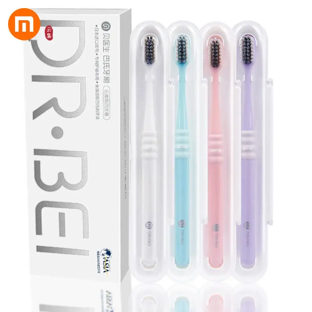 

New Xiaomi Doctor B Cleaning Toothbrush Comfortable Soft hair Tooth Brush Wire 4 Colors Including Travel Box Portable For Adult