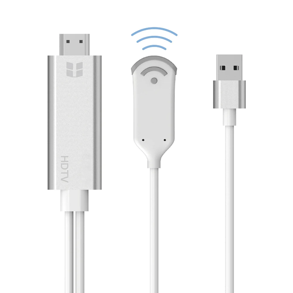 Беспроводной WiFi HDMI кабель HD tv видео адаптер для IPhone XS MAX XR X 5 6 7 8 Ios Android samsung S6 Edge S7 S8