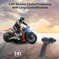1:10 Scale Simulation Remote Control Motorcycle Shock Absorb Tires Anti-Collision 60Mins Flight Time 80M Control Distance RC Toy 2