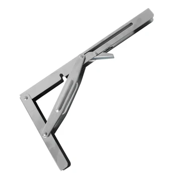 

Adjustable For Table Wall Mounted Folding Bracket Release Boat Furniture Corner Triangle Decorative Stainless Steel