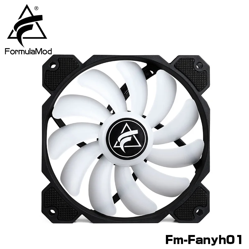 FormulaMod Fm-Fanyh01 120 мм PWM Fan 5v 3Pin RGB многоцелевой радиатор гидравлический подшипник 11 большой размер лезвия