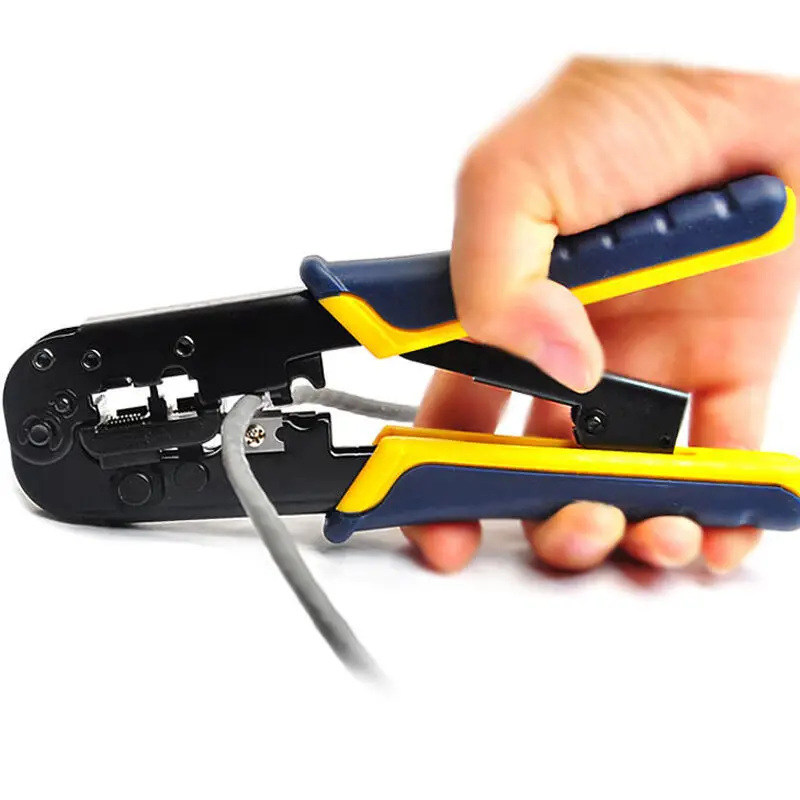

Sanbao Sanbao Ht-568 RJ45 + RJ11 Modular Plug Dual-Use Cable Plier Wire Crimper/Compressible Telephone Wire