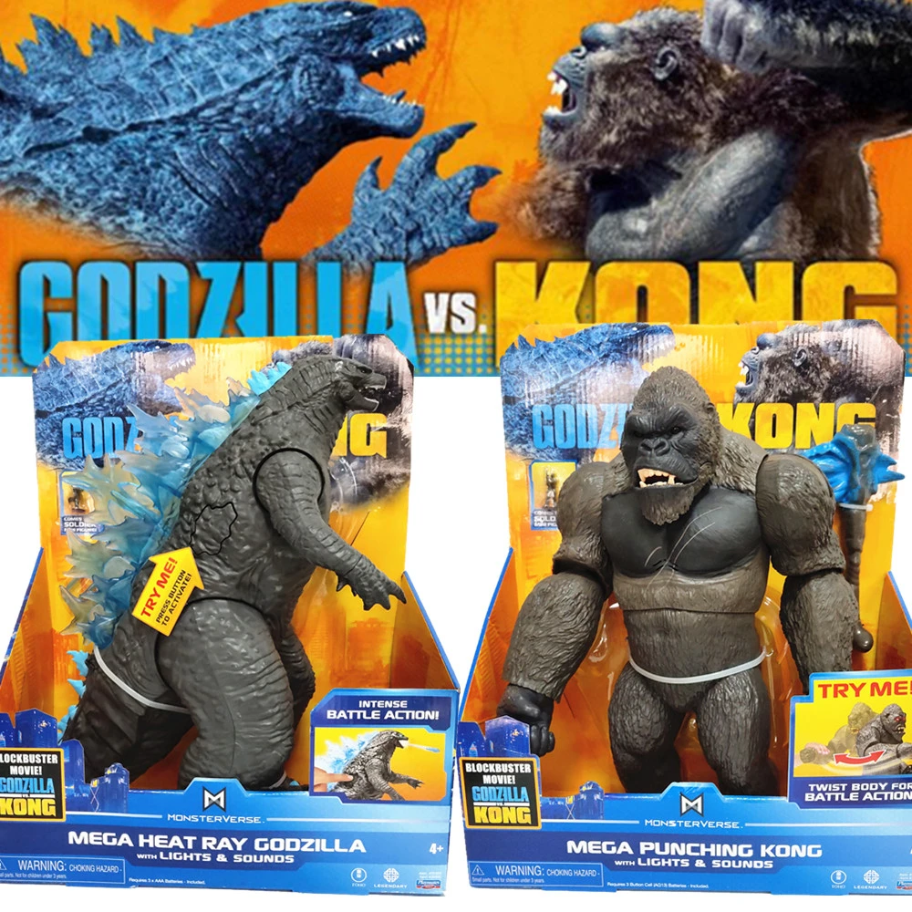 アニメフィギュアバンダイゴジラvsキングコングのおもちゃ可動ライトサウンドキングモンスターアクションフィグマのモデルドールコレクションフィギュアギフト Action Figures Aliexpress