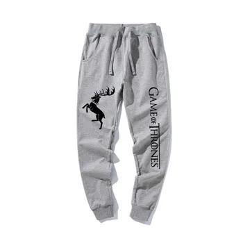

Game of Thrones Sweatpants Baratheon Black Bucks Casual Cotton Trousers Ladies Lover Harem Joggers Pants Casual Sports Sweatpant