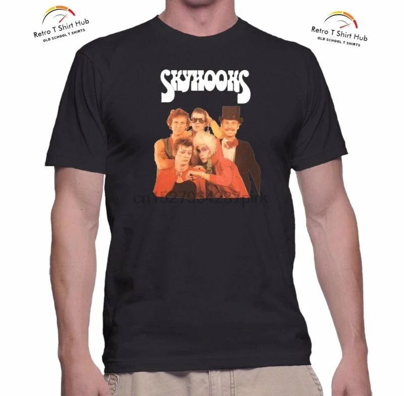 SKYHOOKS 1976 группа AUSSIE Ретро Рок Винтаж классическая мужская и женская