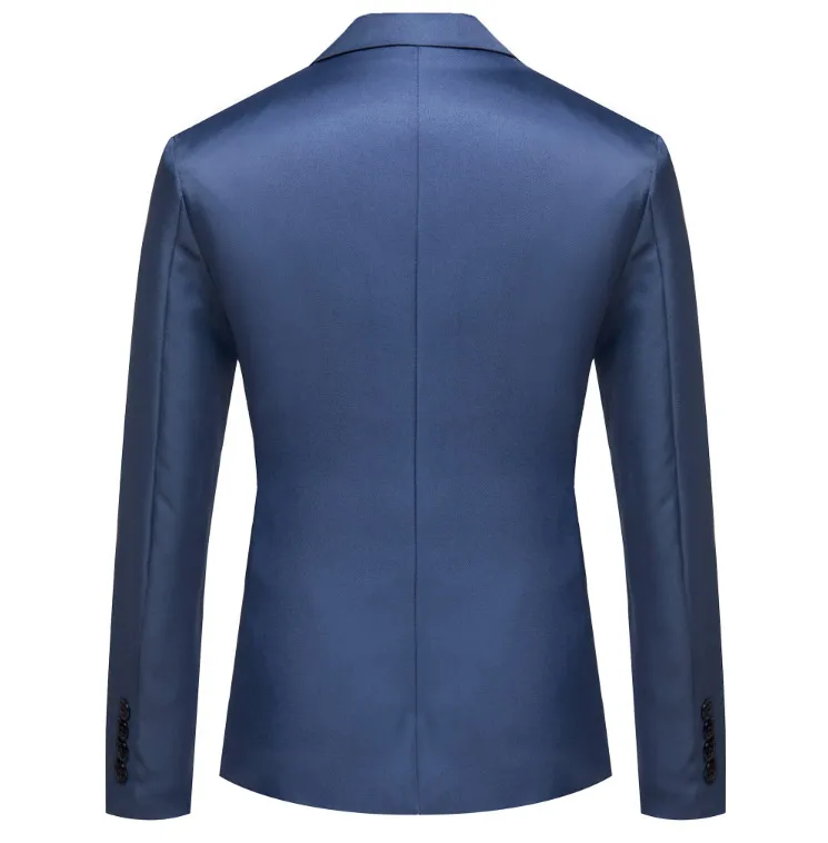 Men Suit Blazer Jacket Charm Men's Casual Slim Fit One Button Suit Blazer Wedding Dress Terno Masculino Coat Jacket Tops Men