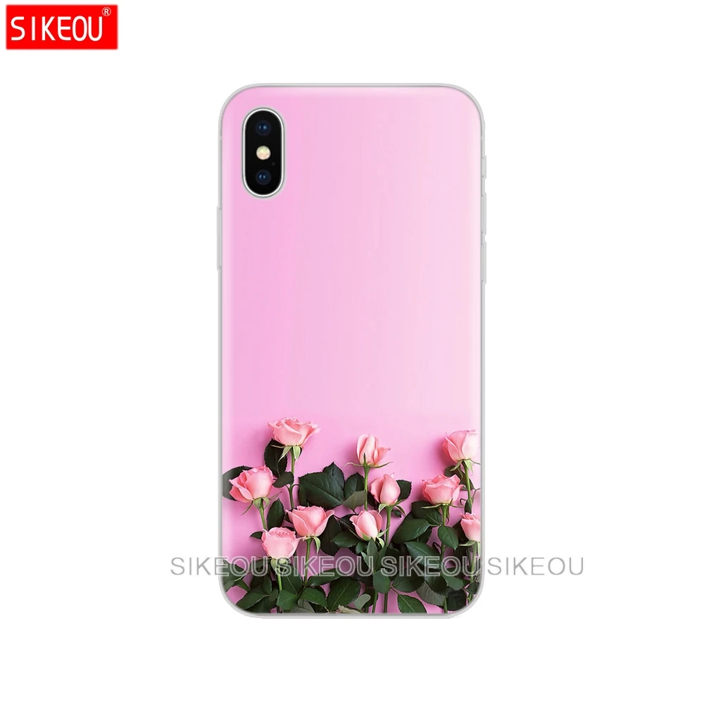 Силиконовый чехол для телефона Iphone X 8 7 6 6s 5 5s SE Plus Мягкий ТПУ силиконовый с