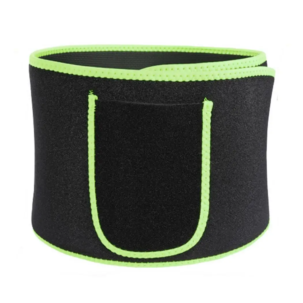New Unisex Fat Burning Sweat Campaign Belt 124 23 cm/48.8 9.1 inch Body Sports Belt with Pocket