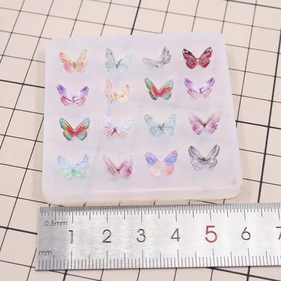 AzureRay Stampo per Candele in Silicone a Forma di Farfalla - Stampi per Candele Fai da Te, Stampi in Silicone per Gesso, Stampo Decorativo per Produzione Candele