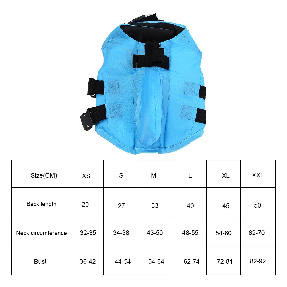 1 pcs Swimming Pet Safe Life Jacket Dog Life Vest Shark for Small/ Medium/Large Dogs Pet Summer Safety Swimming Clothes/Harness