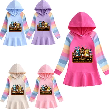 

Midnight Bear Autumn Sweater Kids Sweatshirt Hoodie Baby Toddler Girl Clothes Five Nights At Freddy Hoodies for Girls Dress Kid
