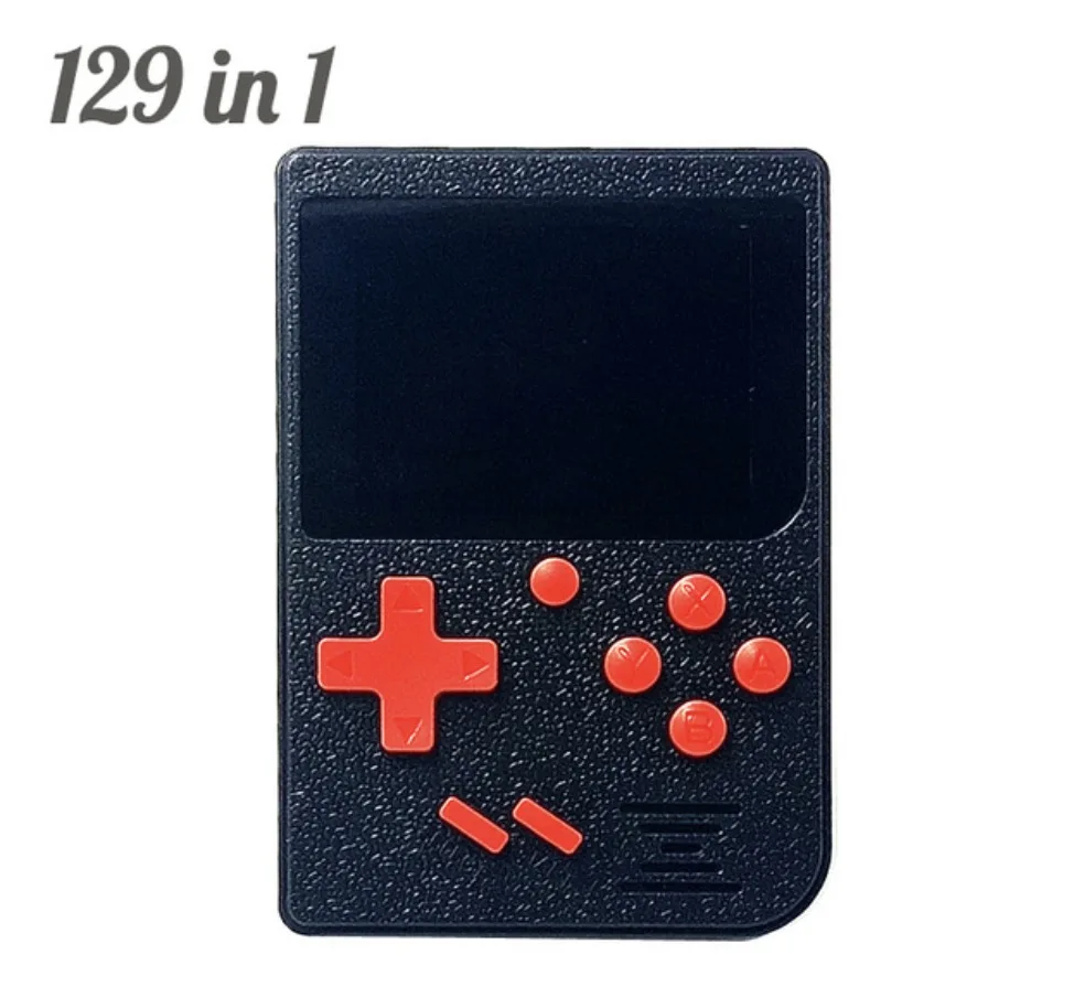 Retro Portable Scrub Mini Handheld Game Console 8-Bit 2.8 Inch Color LCD Kids Color Game Player Built-in 129/168/400 games - Цвет: 129 game