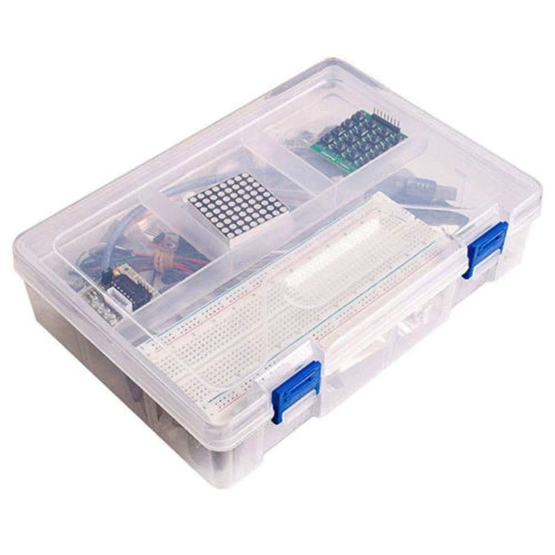 40 шт./компл. RFID стартовый набор для Arduino UNO R3, обновленная версия, Обучающий набор шаговый двигатель обучающий комплект с коробкой