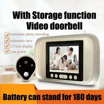 

3.2inch LED Display Peephole Viewer 720P Camera Monitor Video Home Door Bell