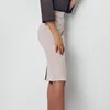 Women Skirts Suede Split Thick Stretchy Skirt Female Autumn Winter Bodycon Sexy Pencil Skirts Plus Size ► Photo 3/6