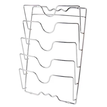

Anti-Fall 5-Layer Pot Rack Pot Lid Rack Kitchen Multi-Function Cutting Board Kitchen Shelf Storage Rack For Kitchen Tool