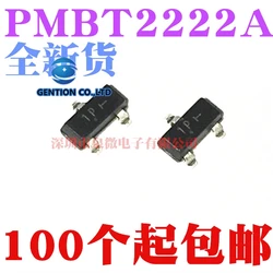 10PCS PMBT2222A W1P silk-screen SOT23 40 v 0.6 A/triode in stock 100% new and original