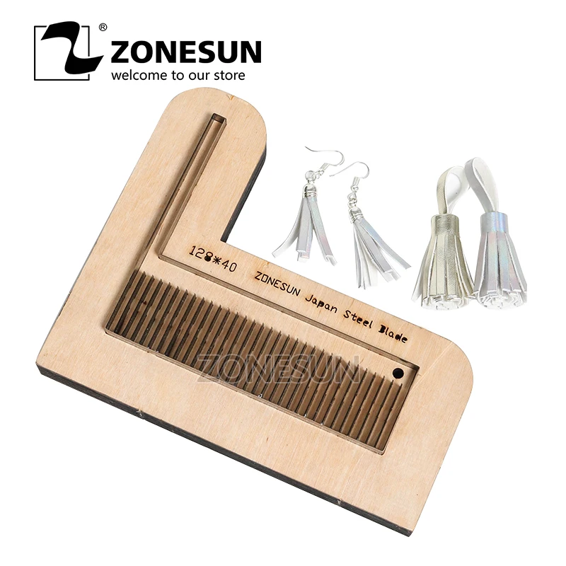 ZONESUN 128 индивидуальные кожаные режущие формы DIY ремесло поставка кисточек