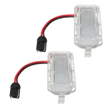 

1 Pair of LED Rear Number License Plate Light For Ford For Fiesta For Focus For Kuga For Mondeo Number Plate Lamp Bright White