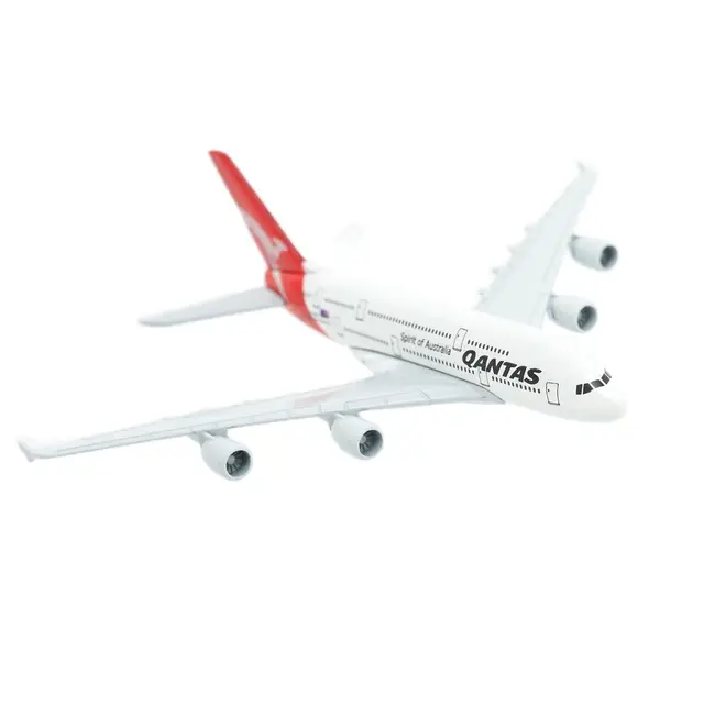 Emirates Airlines A380 Aircraft Model 15cm Alloy Aviation Collectible Diecast Miniature Ornament Souvenir Toys QANTAS A380