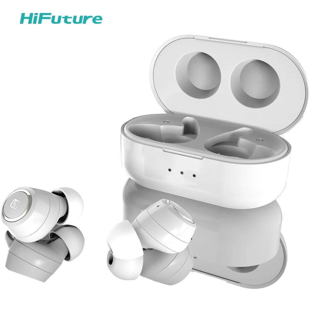 

HiFuture True Wireless Earbuds 6H Playback&Fast Charging One-Step Pairing Noise Cancellation Hi-Fi Stereo Sound Sports Earphone