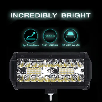 

432W 6Inch LED Car Work Light Bar Spot Beam For SUV Boat Driving Offroad ATV Brand New And High Quality LED Light Bar