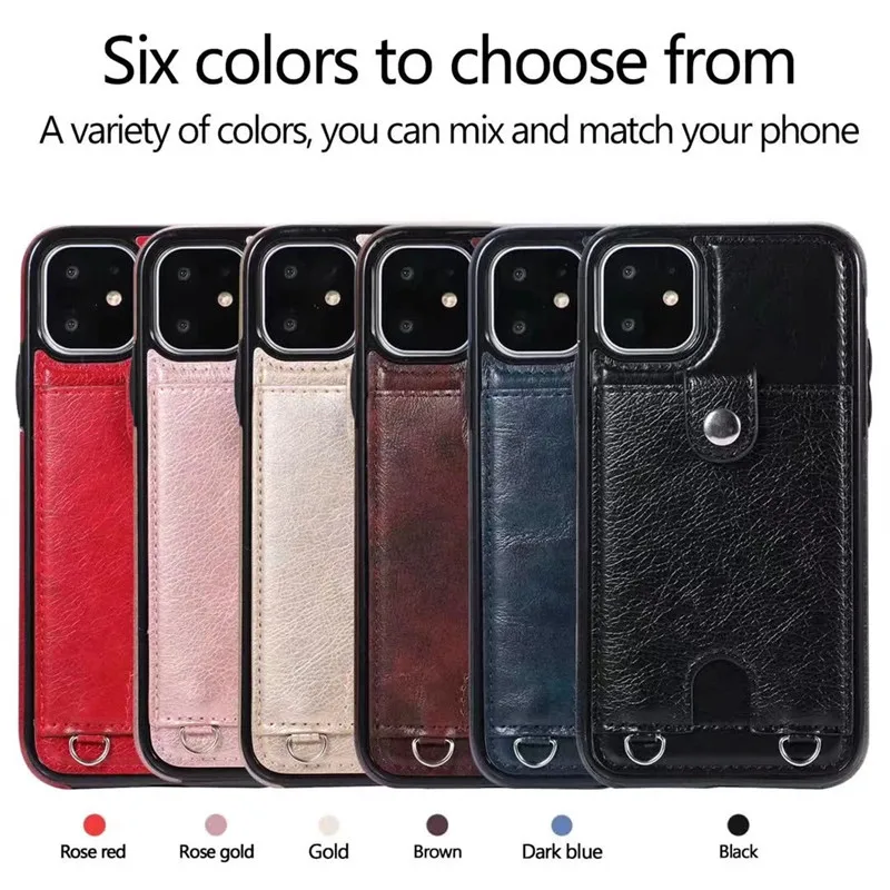 case for iphone 11 pro xs max xr x 7 8 6 6s plus case cover luxury card wallet with shoulder strap pu leather phone bag case for iphone 11 pro xs max xr x 7 8 6 6s plus case cover luxury card wallet with shoulder strap pu leather phone bag