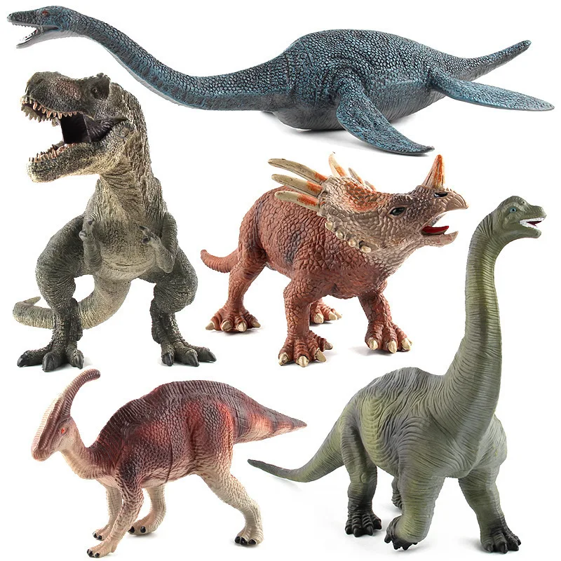 

Dinosaur Series Plesiosaur Tyrannosaurus Plastic Static Dinosaur Toy Model Multi--Selectable