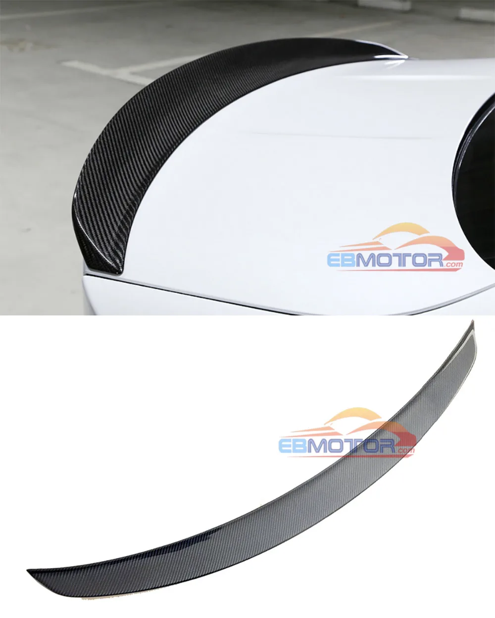 

Real carbon fiber trunk lip spoiler for BMW 4 series F82 M4 B422