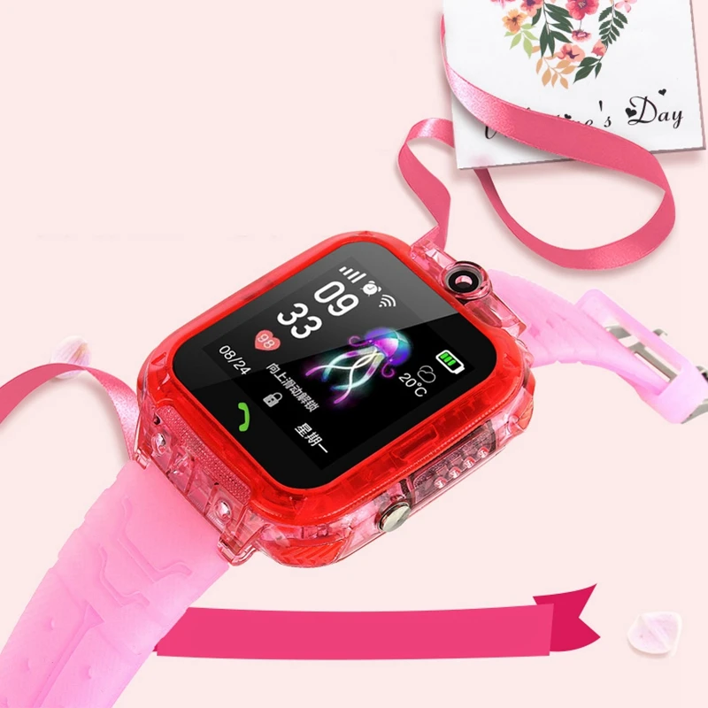 S12 дети телефон Smartwatch с HD экран IP67 Водонепроницаемый gps часы видео чат пресс экран Смарт часы