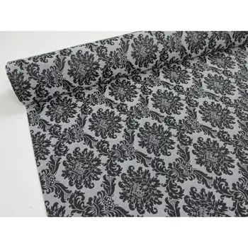 

JACQUARD CLOTH, Ref. VERSAILLES color BLACK footage 2,45 Mts. x width 2,80 m.