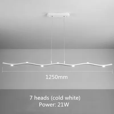 Cold white 7 head Wow затемнения современный светодиодный люстры для столовой спальни люстра свет 110V 220V lampadario с пультом управления - Цвет абажура: Cold white 7 head