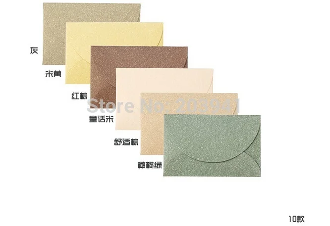 10 шт./лот, цветные конверты из крафт-бумаги, простая любовь, Ретро ...