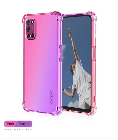 Colorful Transparent Gradient Phone Cases For OPPO A53 A33 2020 A32 A53S A15 A15S A72 A73 5G A3 A71 Case Protective Shell
