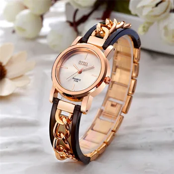 

Brand Women Bracelet Watches Fashion Women Alloy Dial Quartz Analog Rhinestone Bracelet Dress Wrist Watch horloges vrouwen