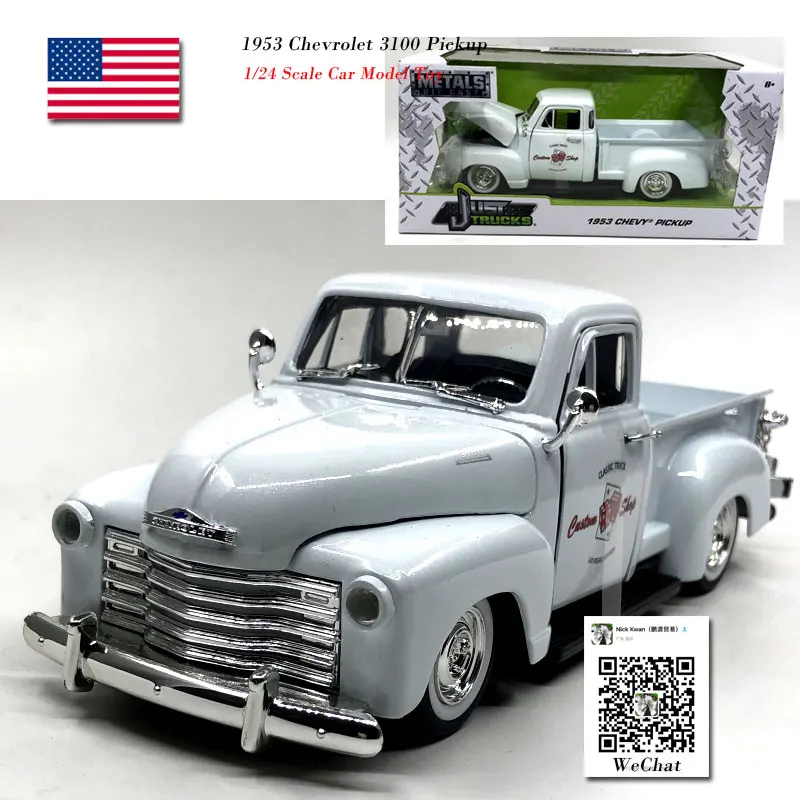 

JADA 1/24 Scale Car Model Toys 1953 Chevrolet Pickup Diecast Metal Truck Model Toy For Collection,Gift,Kids