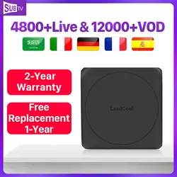 Leadcool Android tv Box S905L 1G DDR3 8G eMMC 2,4G Wifi Android 7,1 медиаплеер 4 K 3D H.265 четырехъядерный Leadcool телеприставка