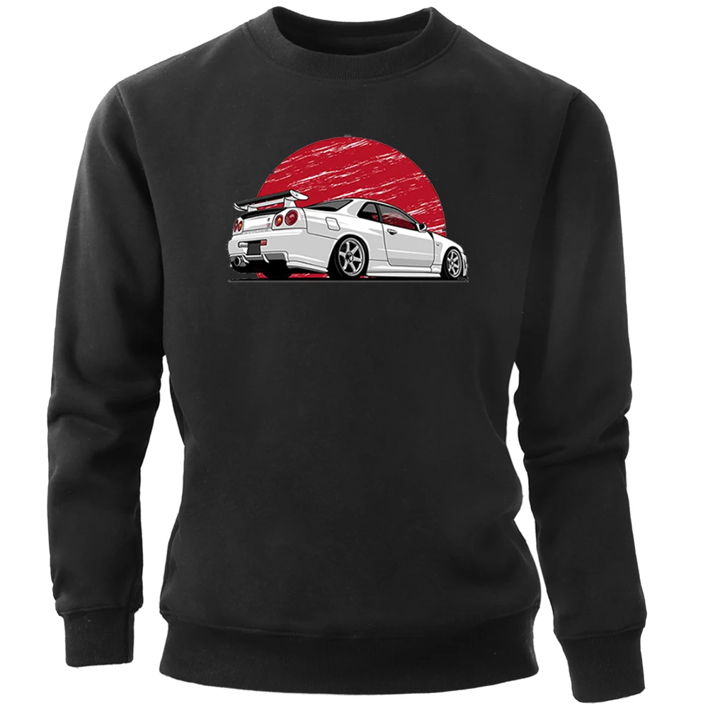 

Novelty GTR Car Pullovers Sweatshirts Funny Tracksuits Hoodies Harajuku Jumper Tracksuit Printed Hoody Men Crewneck Hoodie Tops