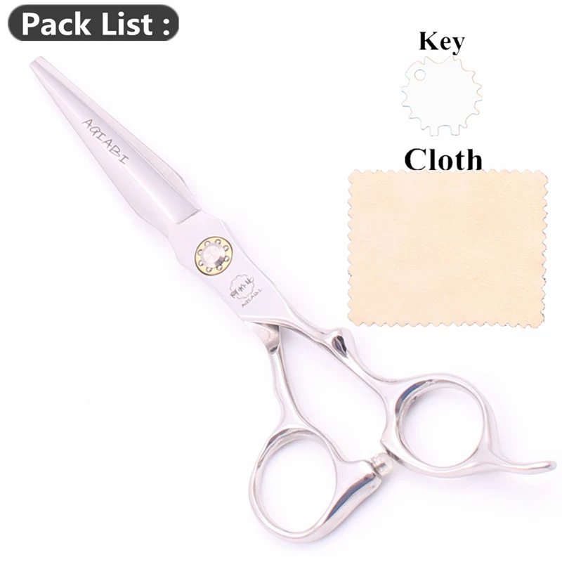 A9024 Yin C 6N Парикмахерские ножницы 6 ''Япония 440C ножницы для резки Thinning Парикмахерские ножницы Профессиональные ножницы для волос Новинка A9024 - Цвет: A9024 Yin C 6N