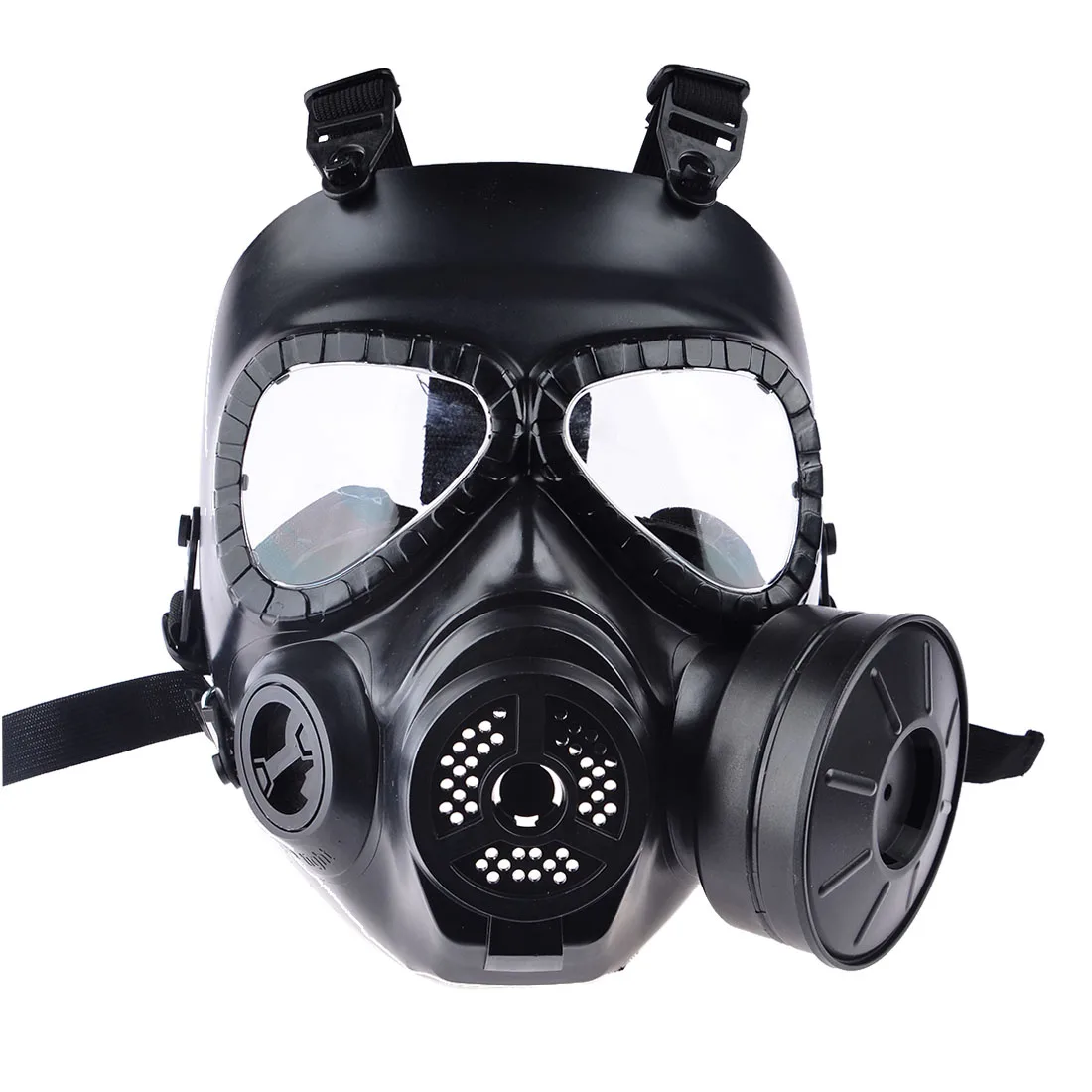 

Evil Antivirus Skull Hunting Items Airsoft Paintball Dummy Gas Mask with Fan for Outdoor Wargame Cosplay Protection Halloween