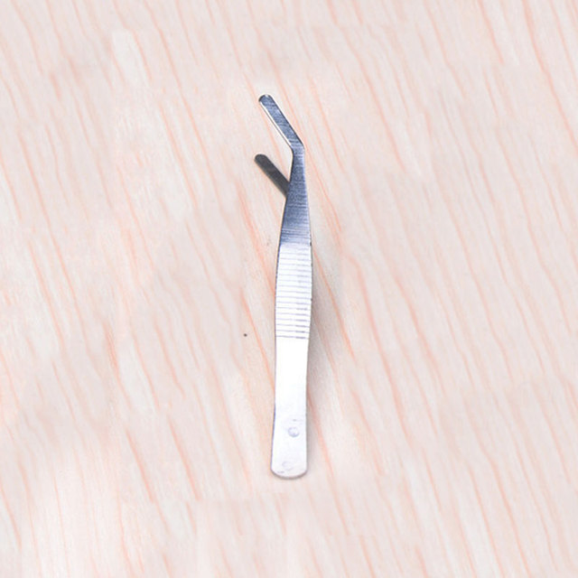 Straight Curved Forceps Home Yard New Stainless Steel Micro Landscape Bonsai Tweezer Garden Tool Handwork DIY