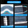 300/200/150/100/50Pcs POWECOM Disposable Face Mask 4-Layer Nonwoven Activated Carbon Mask Protective Dustproof Respirator Masks 4
