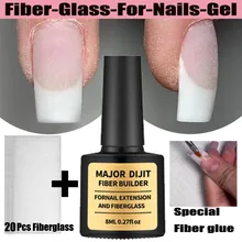 Уход за ногтями, Стекловолоконный шелк, наклейки для ногтей, гель для наращивания, инструменты для дизайна ногтей, все для маникюра, Нейл-арт, полуперманентный