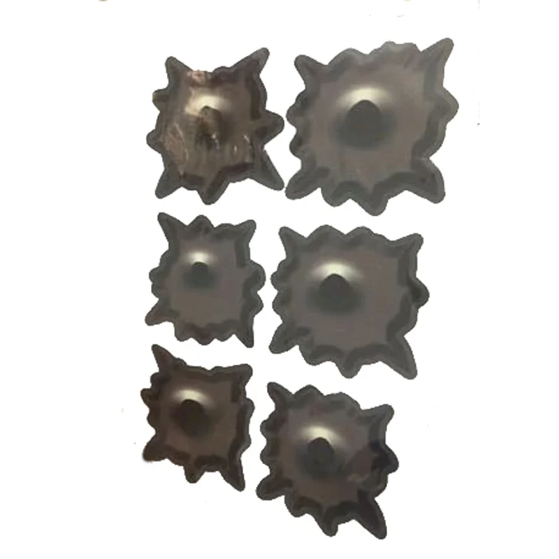 Автомобильные забавные наклейки 3D отверстия автомобильные Чехлы маленькие для