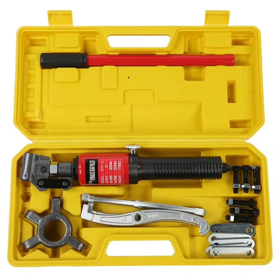 ￡26.91 5t Hydraulic Gear Puller Pumps Oil Tube 3 Jaws Drawing