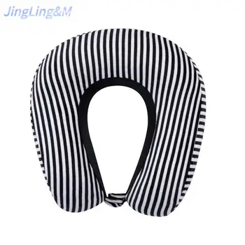 

U-Shaped Memory Foam Neck Pillow, Lint-Free, Soft and Delicate, Neck Protection, Suitable for Sitting Office, Traveling and Nap