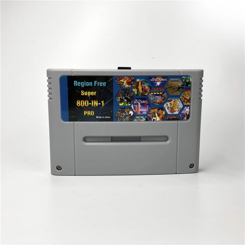 Ретро 800 в 1 супер Китай Pro Remix игровая карта для игровой консоли SNES Картридж с