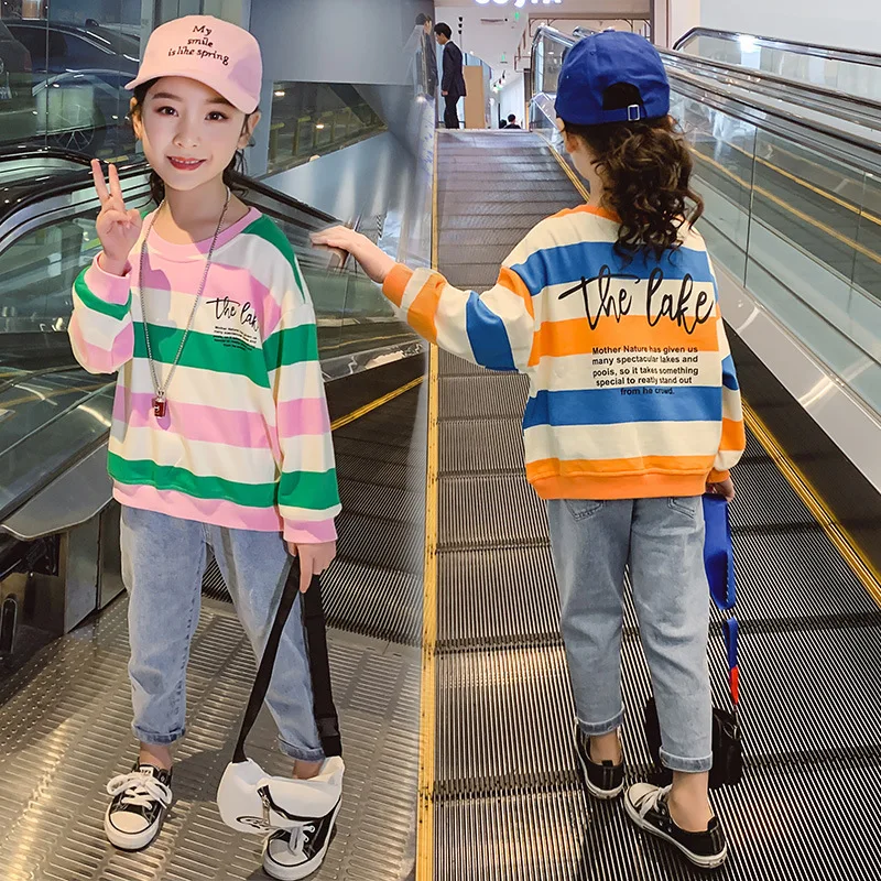 

Girls Spring And Autumn Online Celebrity Set 2020 New Style Western Style Children Little Girl Clothes Korean-style Women's Teen