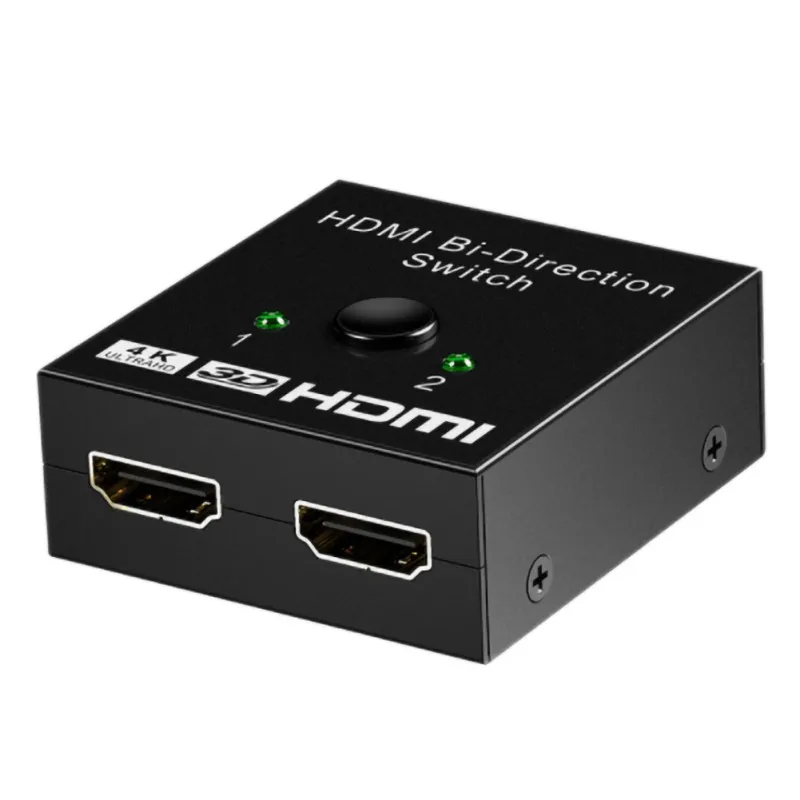 Двухнаправленный HDMI 2,0 кабель переключатель сплиттер концентратор адаптер Plug And Play